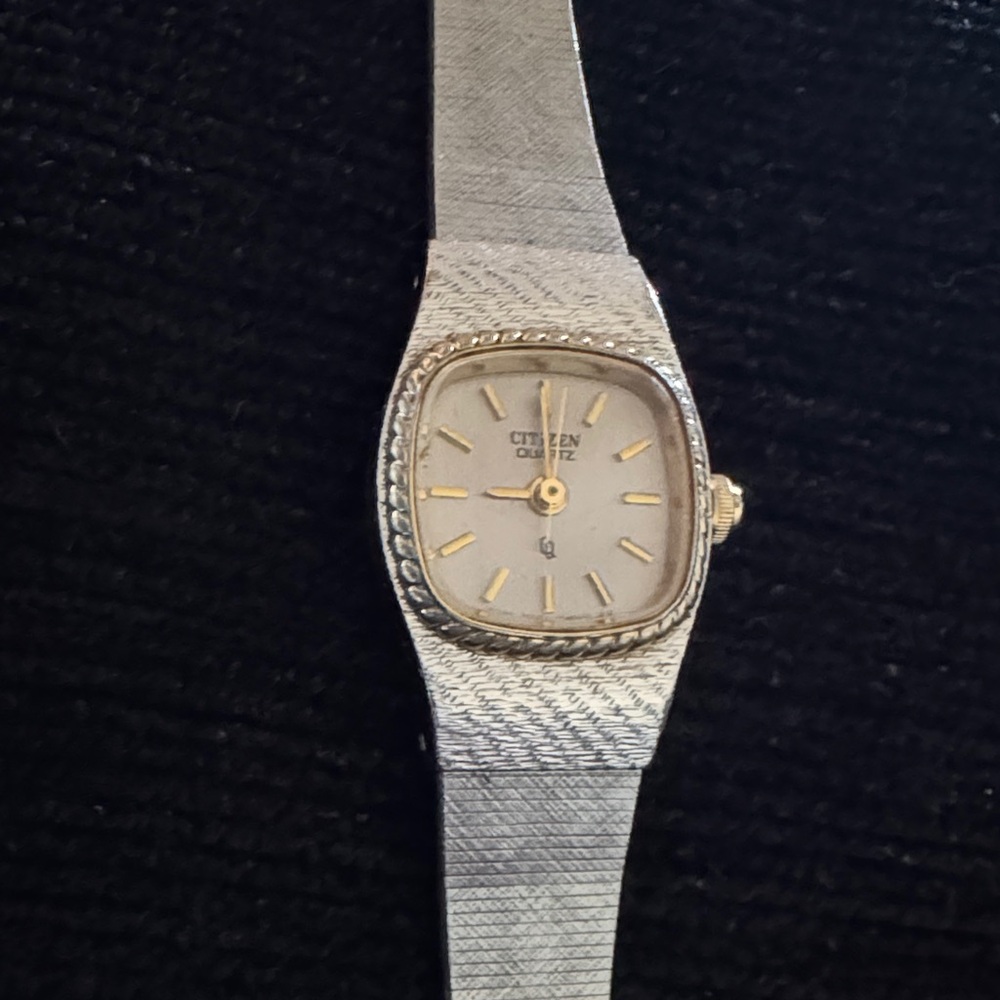 Citizen Silver and Gold Tone Quartz Watch